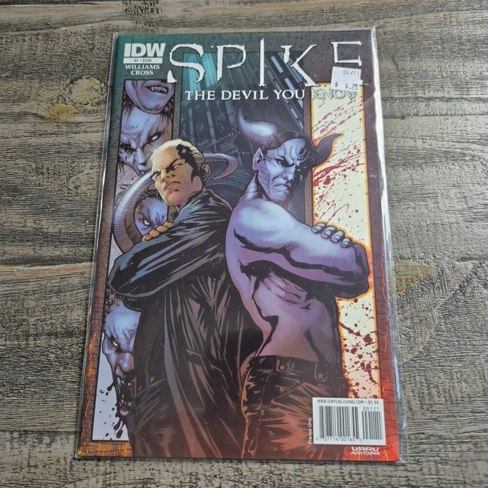 Spike The Devil You Know #1 Comic Book 2010 IDW Publishing Buffy Vampire Slayer